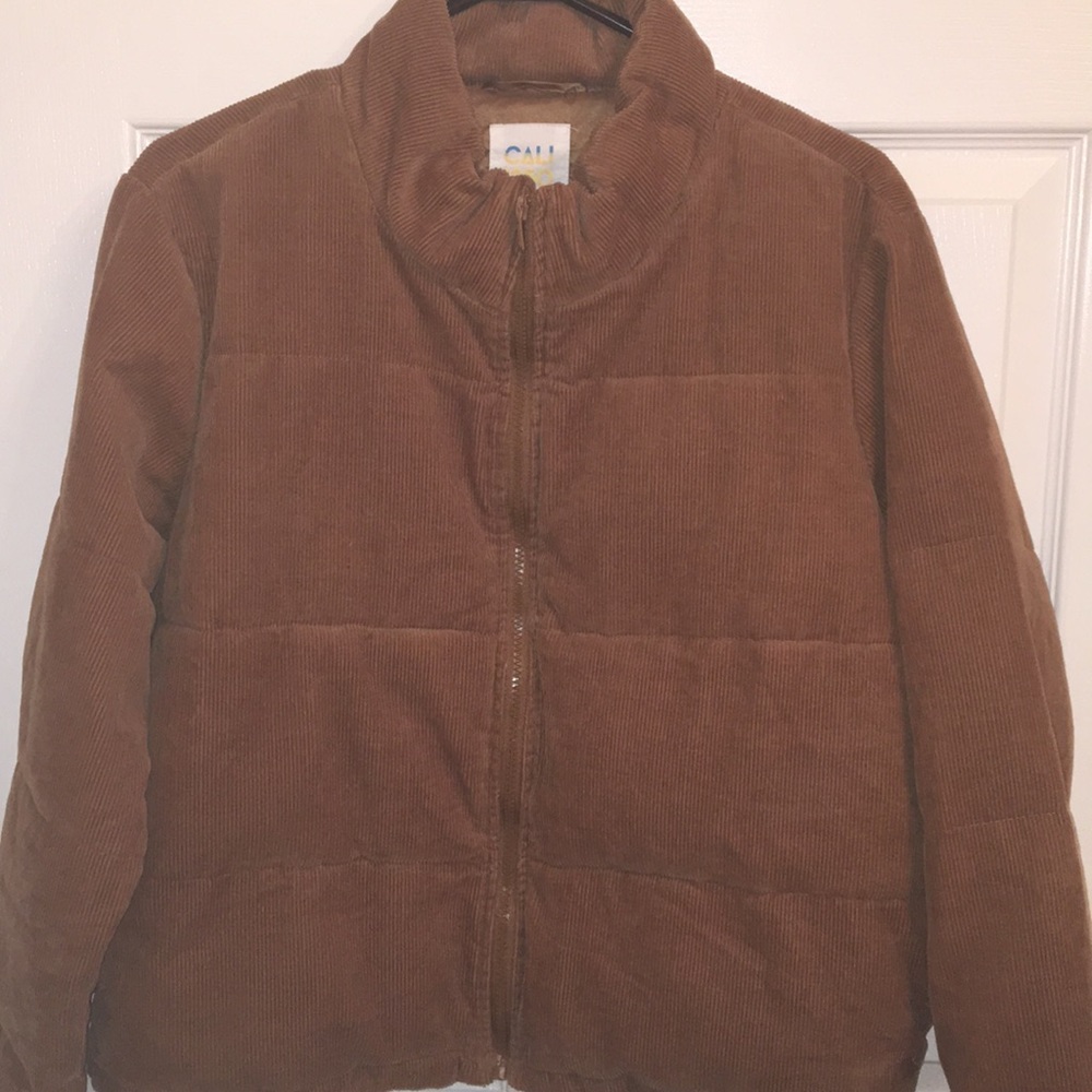 brown jacket